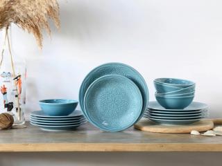 JÍDELNÍ SOUPRAVA, porcelán, porcelán modrá