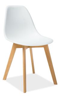 Jídelní židle DEBRA Barva: bílá