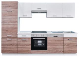 Kuchyňská sestava SEVA 280 cm v dekoru dub sonoma