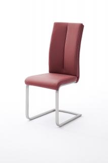 Moderní jídelní židle PAULA 1 ekokůže Barva: bordó,