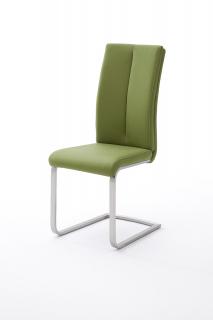 Moderní jídelní židle PAULA 1 ekokůže Barva: olivová,