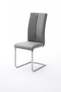 Moderní jídelní židle PAULA 1 ekokůže Barva: šedá,