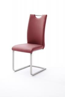 Moderní jídelní židle PAULO ekokůže Barva: bordó,