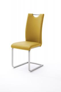 Moderní jídelní židle PAULO ekokůže Barva: kari,