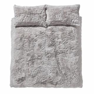 Povlečení TUZZI z mikroplyše, světle šedé, 200x200 cm