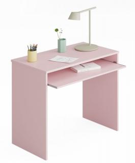 Psací stůl JOY; 3 varianty Barva: růžová