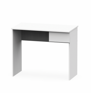 Psací stůl TIBET s malou zásuvkou; 2 varianty Barva: bílá