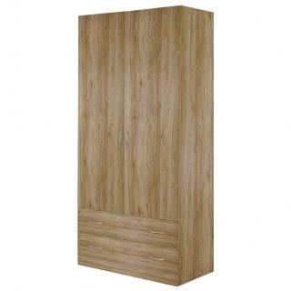 Šatní skříň výška 197 cm TURIN dub san remo