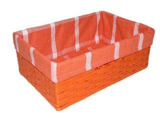Košíkárna Úložný box 36x24 cm oranžový