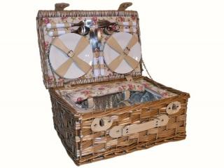 Picnicworld Piknikový koš proutěný pro 4 osoby 30x47 cm