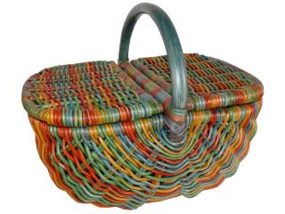 Picnicworld Piknikový košík ratanový 48x36 cm