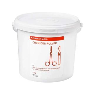 CHEMI-PHARM, CHEMIDES PULVER kbelík, 5kg (Práškový dezinfekční přípravek určený k dezinfekci nástrojů, endoskopů a pomůcek)