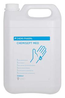 CHEMI-PHARM, CHEMISEPT MED, kanystr 5l (Tekutý alkoholový dezinfekční přípravek na ruce.)