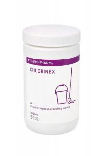 CHEMI-PHARM, CHLORINEX-60, 300ks (CHLORINEX-60 se používá k dezinfekci všech omyvatelných povrchů a zařízení v potravinářském průmyslu, zdravotnických zařízeních, pečovatelských domech, veterinárních klinikách, centrech denní péče, saunách, toaletách,)
