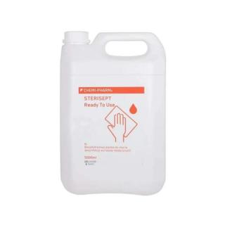 CHEMI-PHARM, STERISEPT Ready to use, kanystr, 5l (Dezinfekční prostředek bez obsahu alkoholu pro rychlou dezinfekci ploch a povrchů zdravotnických prostředků.)