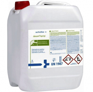 desam spray 5 l (-PŘÍMÁ NÁHRADA je produkt DESPREJ NEW-                      Tekutý alkoholový přípravek, určený k rychlé dezinfekci a čištění povrchů zdravotnických prostředků)