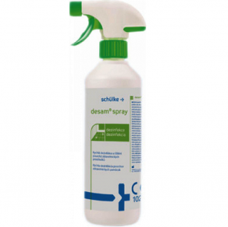 desam spray 500 ml (Tekutý alkoholový přípravek, určený k rychlé dezinfekci a čištění povrchů zdravotnických prostředků)