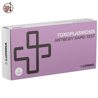 Lomina Toxoplazmoza IgG/IgM test  (Chromatografický test pro současnou detekci a rozlišení IgM anti-Toxoplasma Gondii (T. gondii) a IgG anti-T. gondii v lidské plné krvi.)