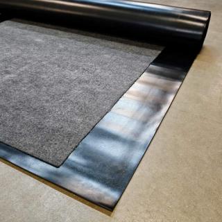 Pojezdová dekontaminační dezinfekční rohož (pás) pro motorová vozidla FLOMA WD-02 - délka 500 cm, šířka 120 cm ( Je vysoce odolná hygienická rohož navržená pro účinnou dezinfekci kol automobilové a manipulační techniky)
