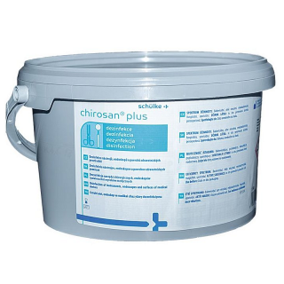 schülke chirosan plus 6 kg (Práškový dezinfekční prostředek určený k dezinfekci operačního instrumentaria, pro druhý a vyšší stupeň dezinfekce nástrojů, rigidních i flexibilních endoskopů a povrchů zdravotnických prostředků.)