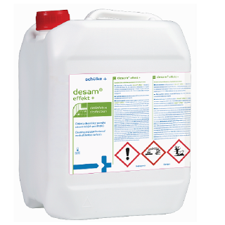 schülke desam effekt+  5L (Koncentrovaný kapalný dezinfekční přípravek určený pro manuální čištění a dezinfekci povrchů zdravotnických prostředků.)