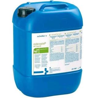schülke mikrozid AF liquid 5l (Tekutý dezinfekční přípravek na bázi kombinovaného účinku alkoholů vhodný k rychlé dezinfekci malých ploch a povrchů zdravotnických prostředků)