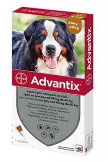 Advantix Spot On 1x6ml pro psy 40-60kg (1 pipeta)