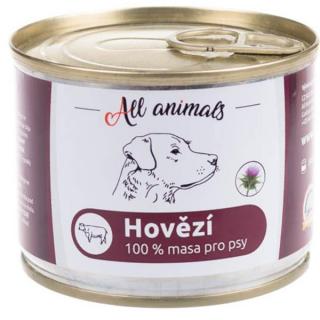 ALL ANIMALS konz. pro psy hovězí mleté 200g