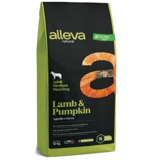 ALLEVA NATURAL Dog Dry Adult Lamb&amp;Pumpkin Medium/Maxi 12kg