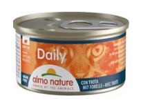 Almo Nature Daily Menu cat konz. kousky-pstruh 85g