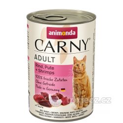 ANIMONDA konzerva CARNY Adult - hovězí, krůta, ráčci 400g