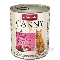 ANIMONDA konzerva CARNY Adult - hovězí, krůta, ráčci 800g