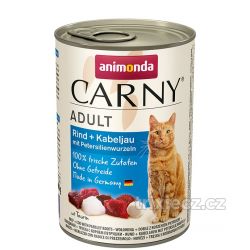 ANIMONDA konzerva CARNY Adult - hovězí, treska, petržel 400g