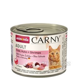 ANIMONDA konzerva CARNY Adult - krůta, kuře+ráčci 200g