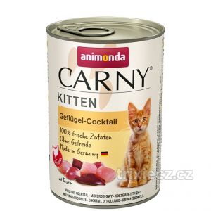 ANIMONDA konzerva CARNY Kitten - drůbeží koktejl 400g