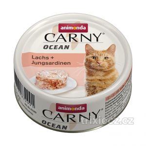 ANIMONDA konzerva CARNY Ocean - losos + sardinky 80g