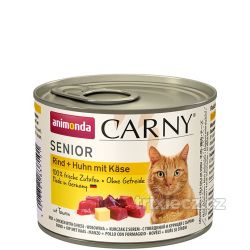 ANIMONDA konzerva CARNY Senior - hovězí, kuře, sýr 200g