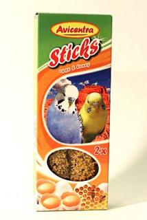 Avicentra tyčinky andulka - vejce+med 2ks
