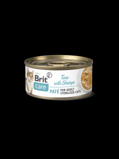 Brit Care Cat konz Paté Sterilized Tuna&amp;Shrimps 70g