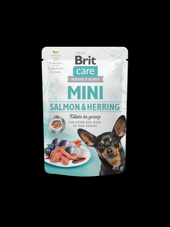 Brit Care Dog Mini Salmon&amp;Herring steril fillets 85g