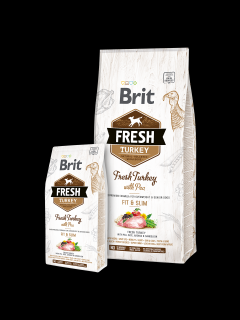 Brit Dog Fresh Turkey &amp; Pea Light Fit &amp; Slim 12kg