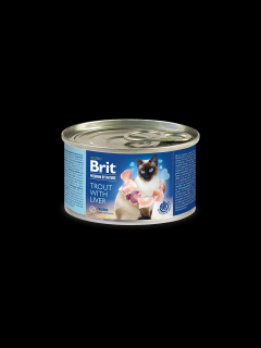 Brit Premium Cat by Nature konz Trout&amp;Liver 200g