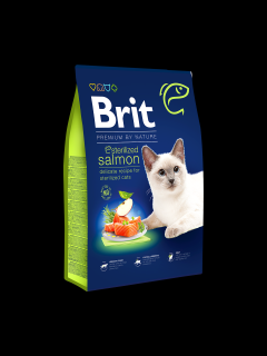 Brit Premium Cat by Nature Sterilized Salmon 1,5kg