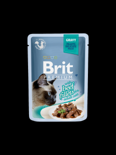 Brit Premium Cat D Fillets in Gravy With Beef 85g