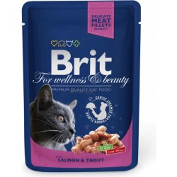 Brit Premium Cat kapsa with Salmon &amp; Trout 100g