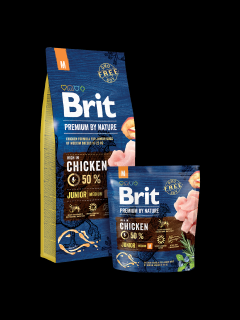 Brit Premium Dog by Nature Junior M 15kg