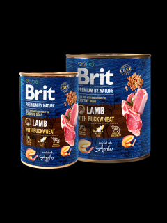 Brit Premium Dog by Nature konz Lamb &amp; Buckwheat 400g