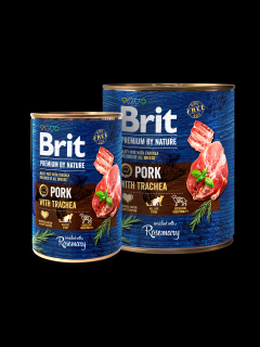 Brit Premium Dog by Nature konz Pork &amp; Trachea 800g