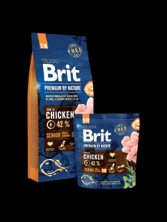 Brit Premium Dog by Nature Senior S+M 8kg