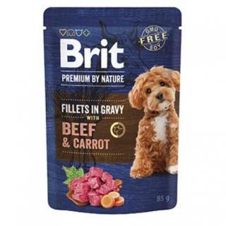 Brit Premium Dog Fillets Gravy Beef&amp;Carrot 85g
